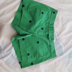 J. Crew polka dot dress shorts